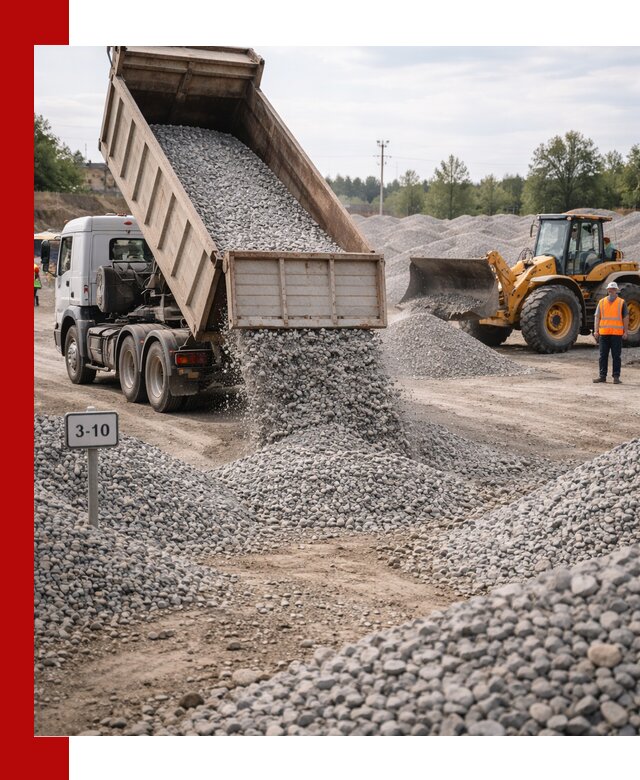 Гранитный щебень фракции 3–10: доставка и продажа в Сегеже