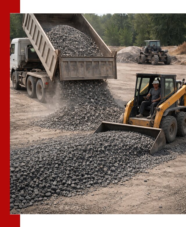 Гранитный щебень фракция 40-70 с доставкой в Сегеже