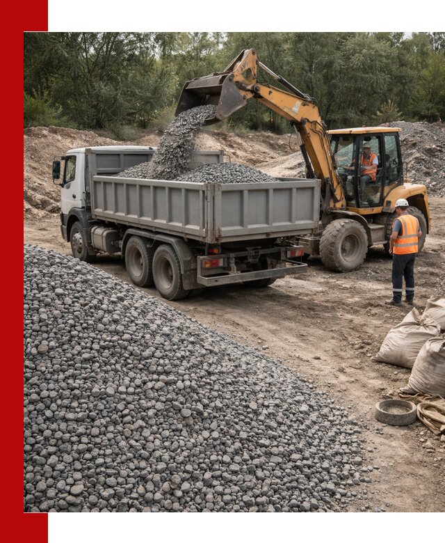 Доставка гравийного щебня в Сегеже оптом и в розницу