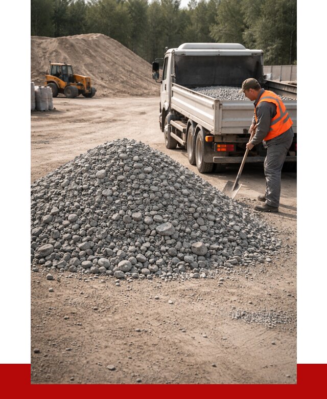 Гравийный щебень фракция 5-10 в Сегеже от 2289 р. | ПРОНЕРУДСгж