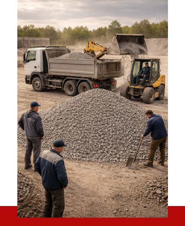 Гравийный щебень фракция 5-20 в Сегеже от 2497 р. ПРОНЕРУДСгж