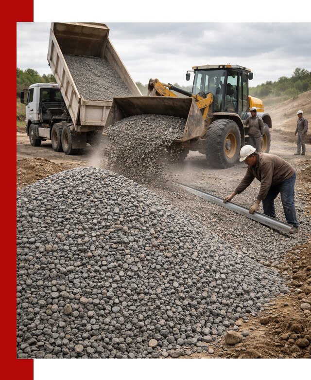 Гравийный щебень фракция 5-20 с доставкой в Сегеже