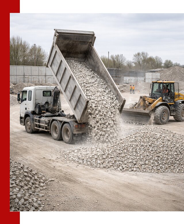 Доставка и продажа известнякового щебня в Сегеже