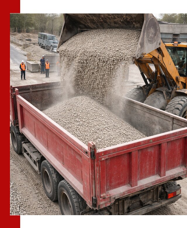 Купить известняковый щебень фракции 0-5 с доставкой в Сегеже