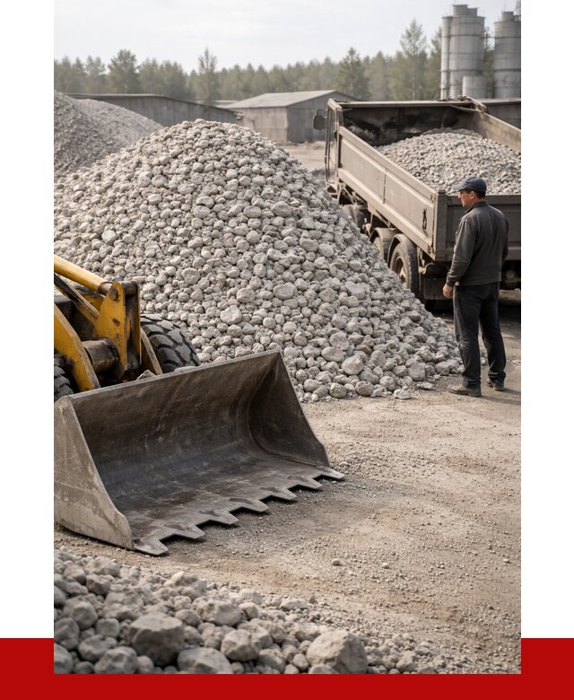 Известняковый щебень фракция 40-70 в Сегеже от 4370 р. | ПРОНЕРУДСгж