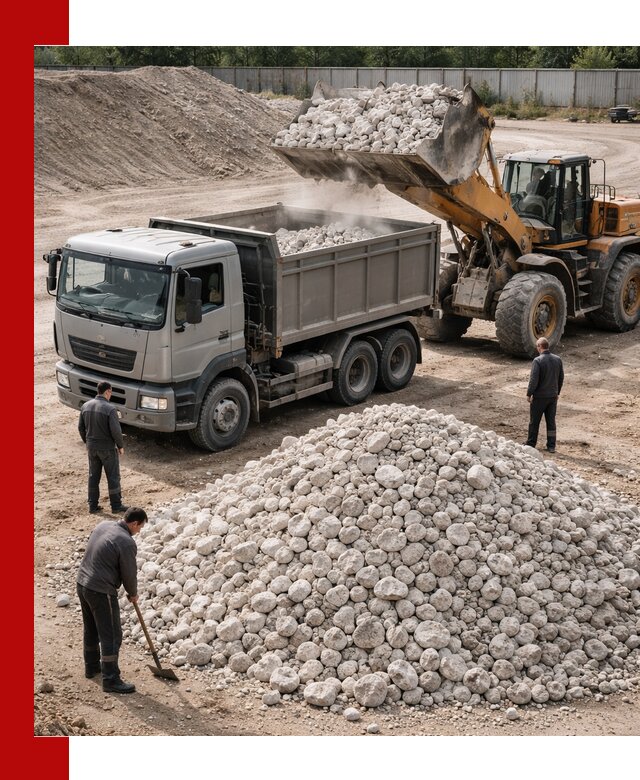 Известняковый щебень фракция 70–150 с доставкой в Сегеже