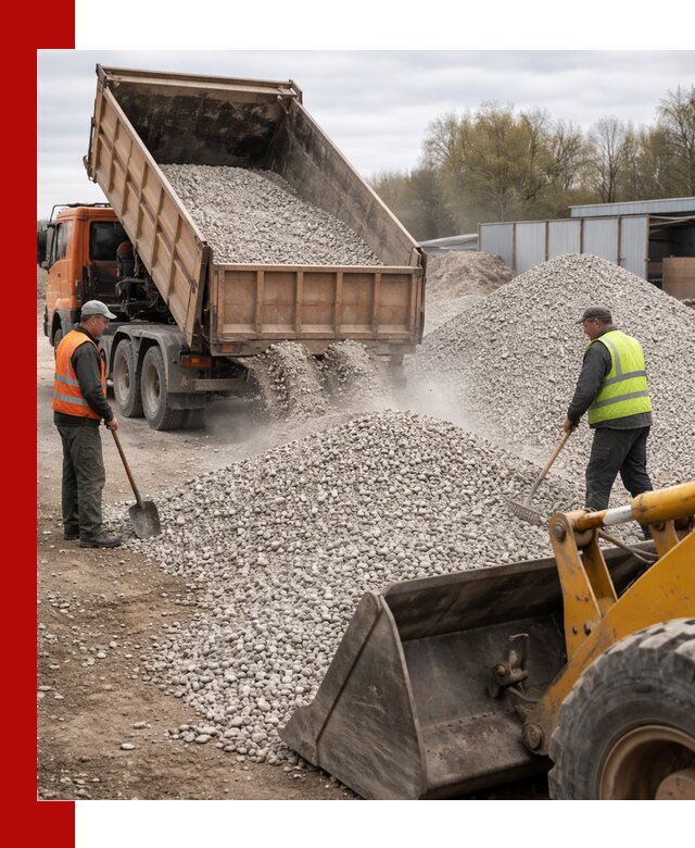 Доломитовый щебень фракции 5-20 с доставкой в Сегеже