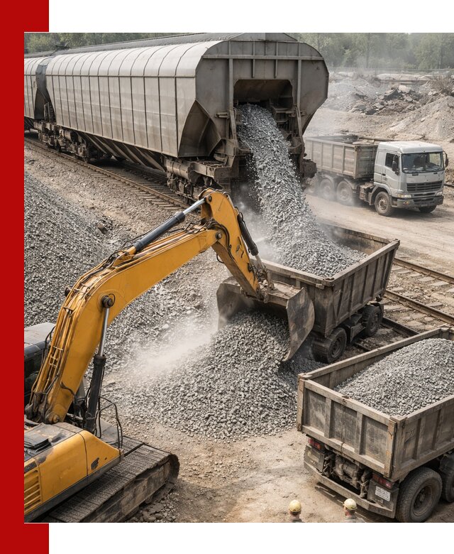 Доставка железнодорожного щебня в Сегеже крупными партиями быстрого отгруза