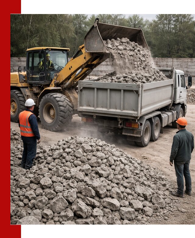 Вторичный щебень фракция 70–150 в Сегеже с доставкой