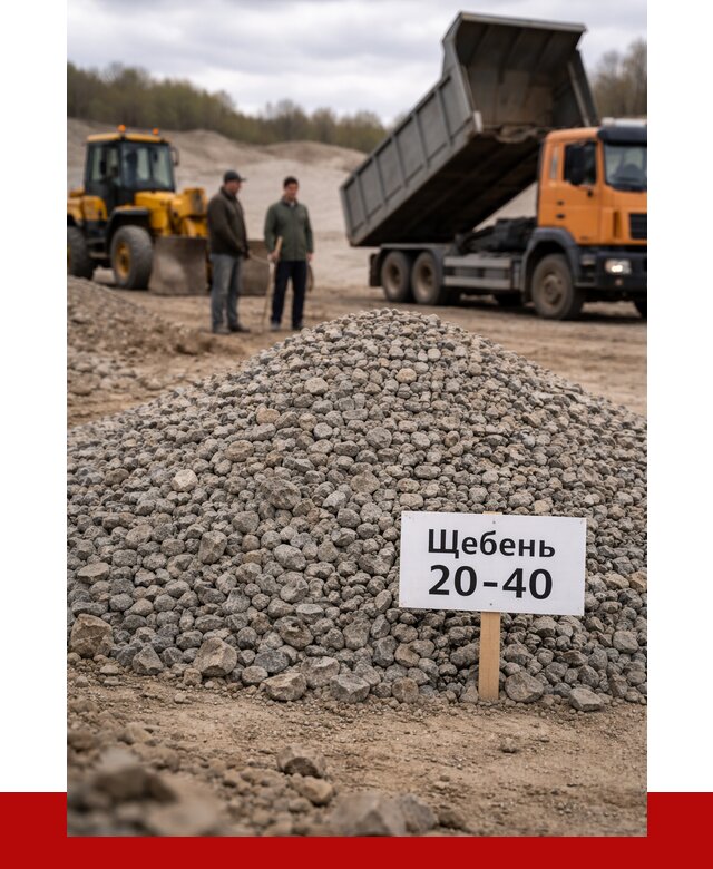 Бетонный щебень фракция 20-40 в Сегеже от 2549 р. | ПРОНЕРУДСгж