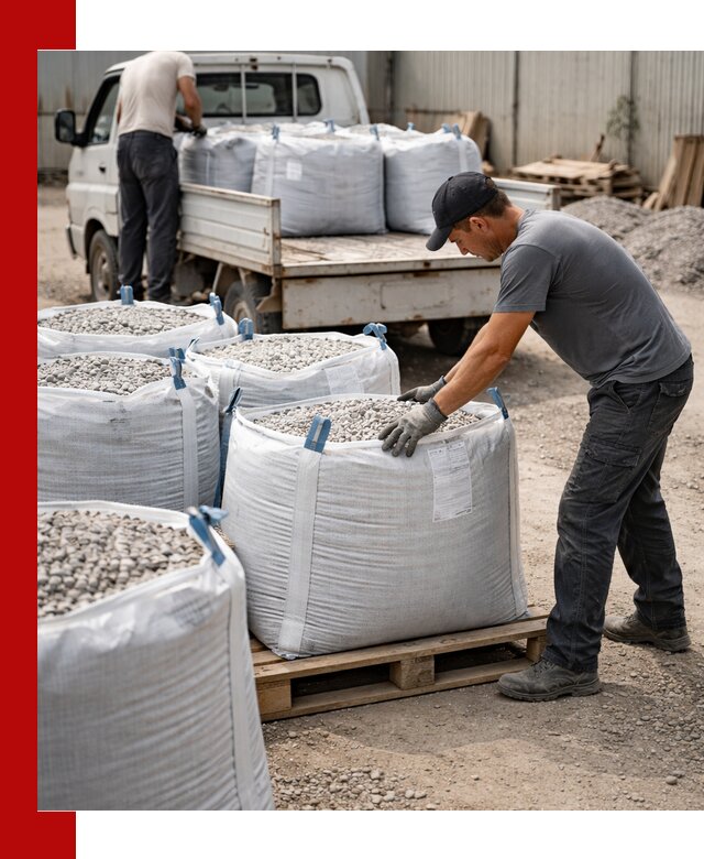 Доставка щебня в мешках по выгодным ценам в Сегеже