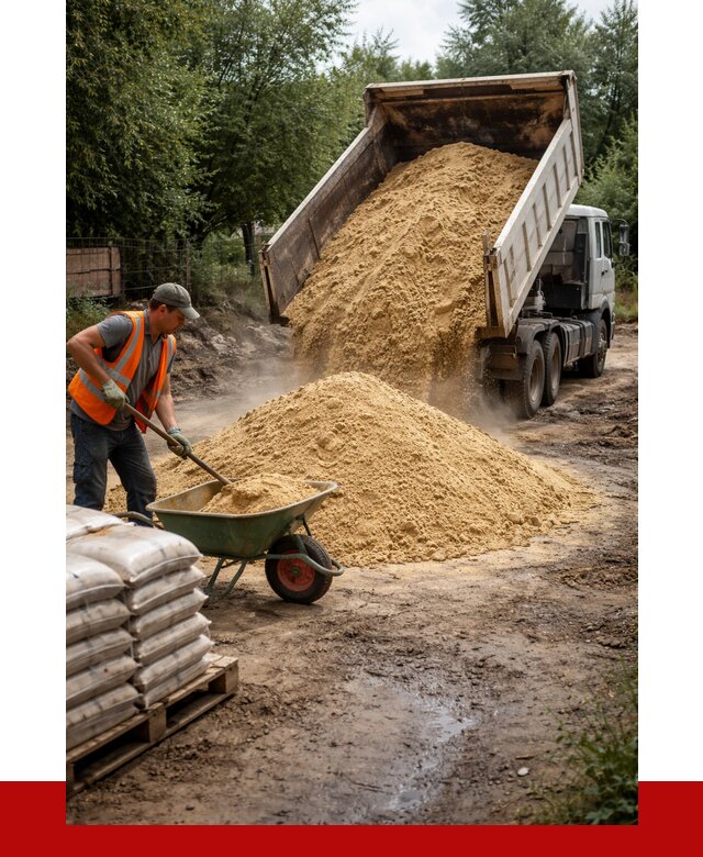 Купить песок с доставкой в Сегеже от 1873 р. | ПРОНЕРУДСгж