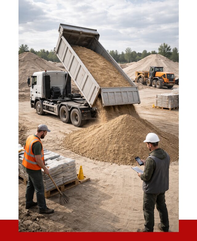Карьерный песок с доставкой в Сегеже от 3746 р. ПРОНЕРУДСгж