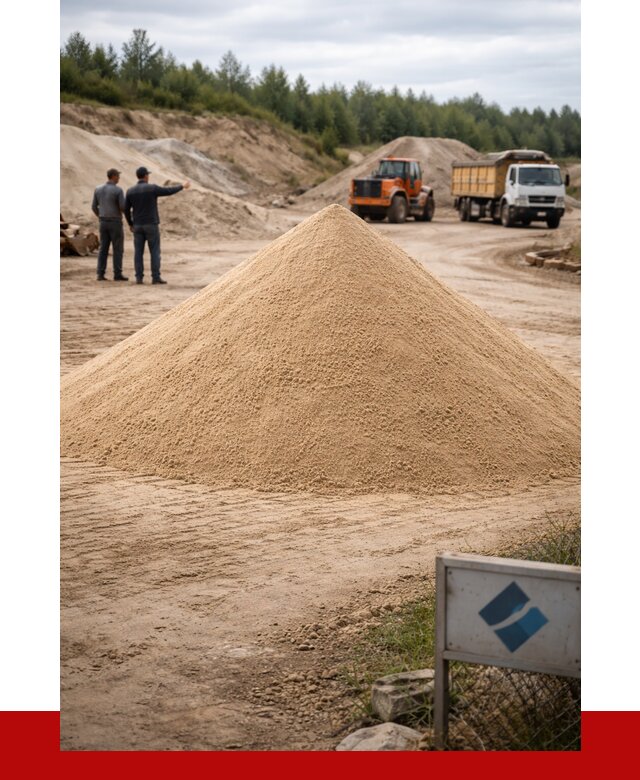 Карьерный песок навалом в Сегеже от 1873 р. | ПРОНЕРУДСгж