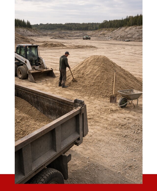 Карьерный песок среднезернистый в Сегеже, от 2289 р. ПРОНЕРУДСгж