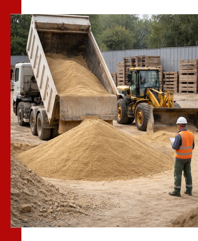 Доставка карьерного мелкозернистого песка в Сегеже
