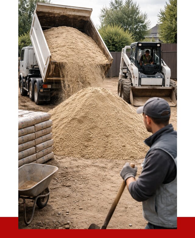 Мытый речной песок с доставкой в Сегеже от 1509 р. | ПРОНЕРУДСгж