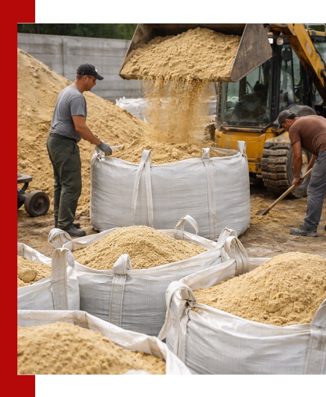 Поставка качественного песка для кладки в Сегеже