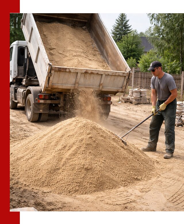 Доставка сухого песка самосвалами в Сегеже