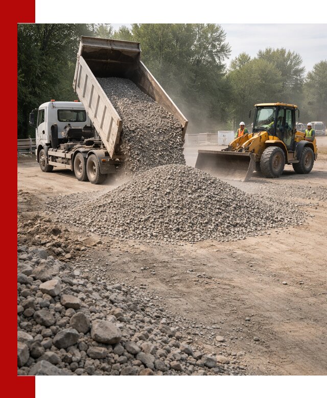 Гравий фракция 5–20 доставка в Сегеже оптом и в розницу