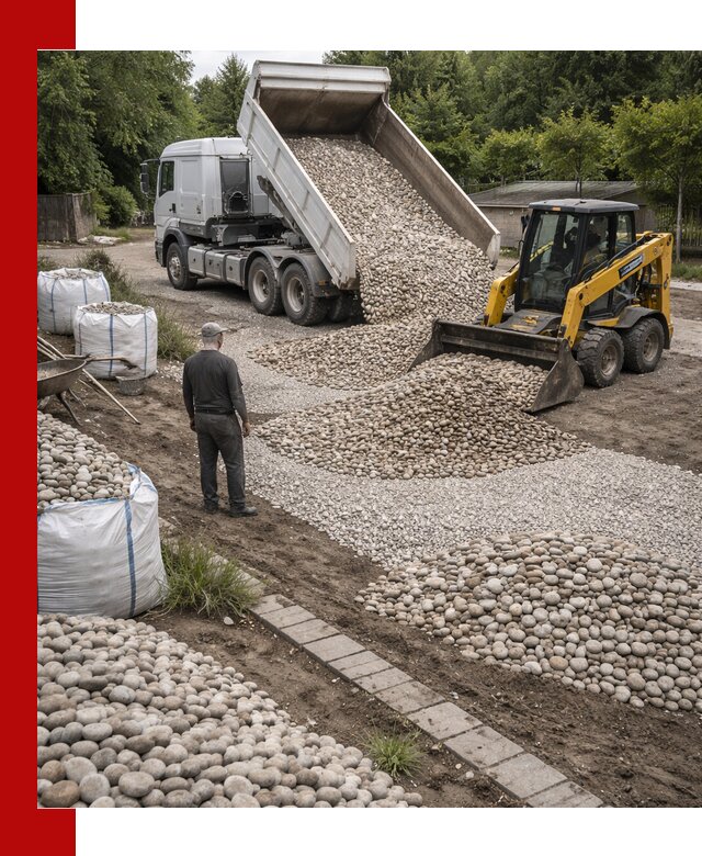 Доставка морской гальки оптом и в розницу в Сегеже