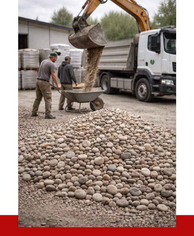 Галька декоративная в Сегеже от 3330 р. за куб | ПРОНЕРУДСгж