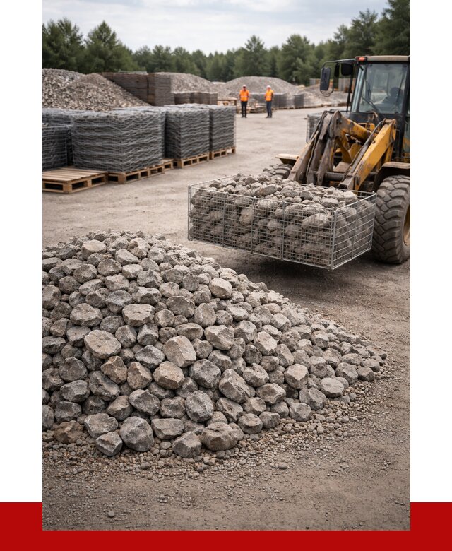 Камень для габионов фракция 70-150 в Сегеже от 4370 р. | ПРОНЕРУДСгж