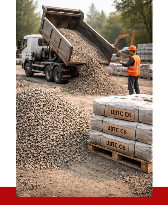 ЩПС С6 в Сегеже с доставкой от 2289 р. за куб | ПРОНЕРУДСгж