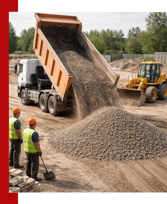 Доставка щебёночно-песчаной смеси ЩПС С7 в Сегеже