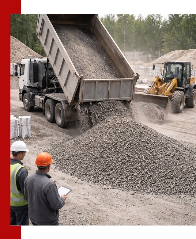 Доставка и продажа гранитного отсева 0-10 в Сегеже