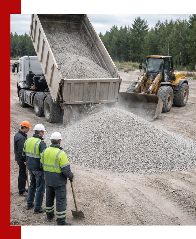 Известняковый отсев 0-5 доставка в Сегеже быстро и выгодно