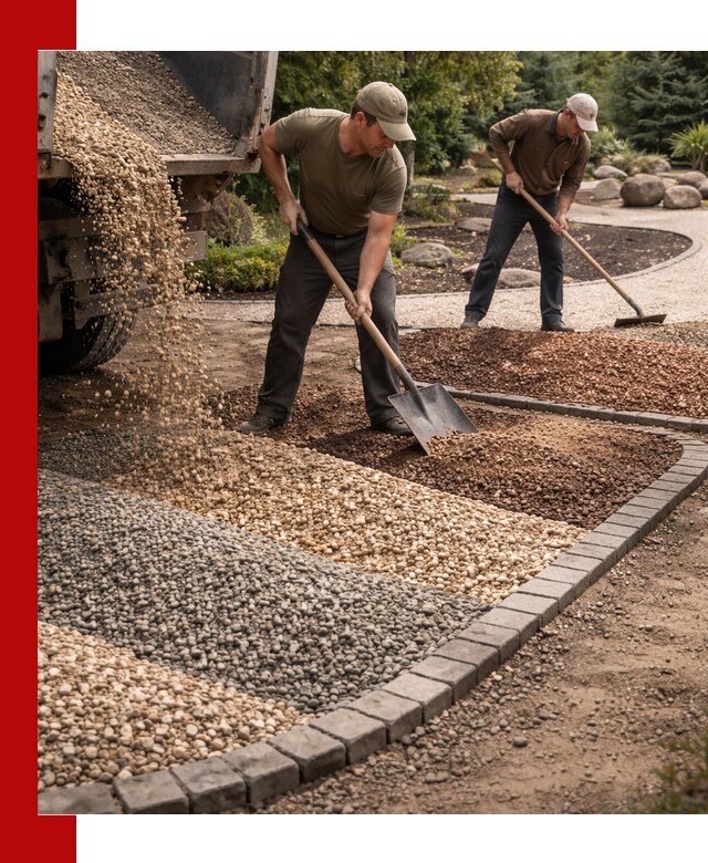 Декоративная крошка для ландшафта в Сегеже — продажа и доставка