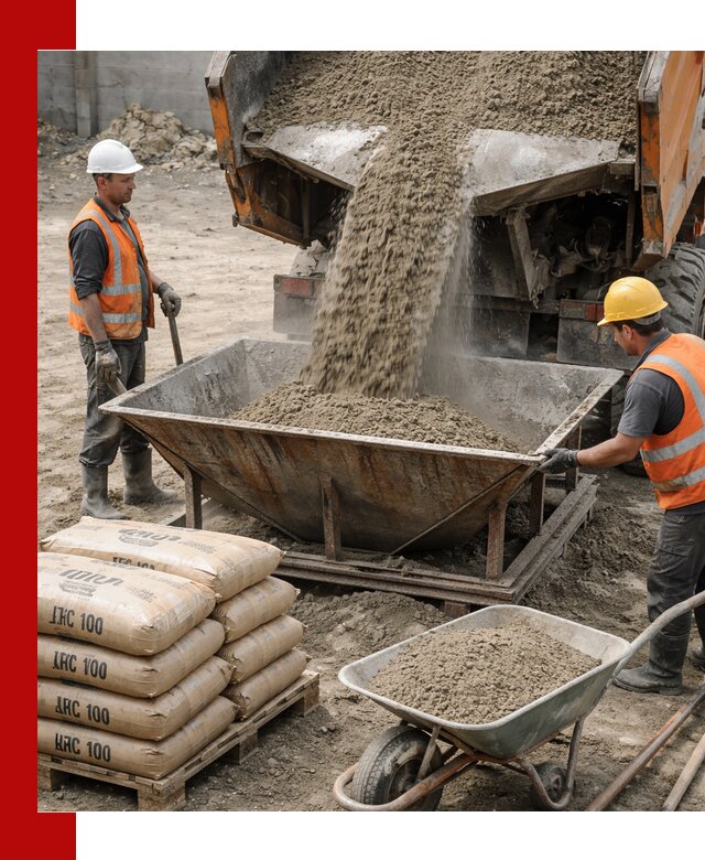 Доставка цементно-песчаной смеси М100 в Сегеже