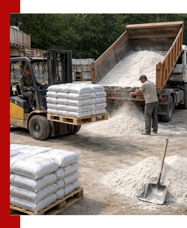 Доставка строительной извести оптом и в розницу в Сегеже