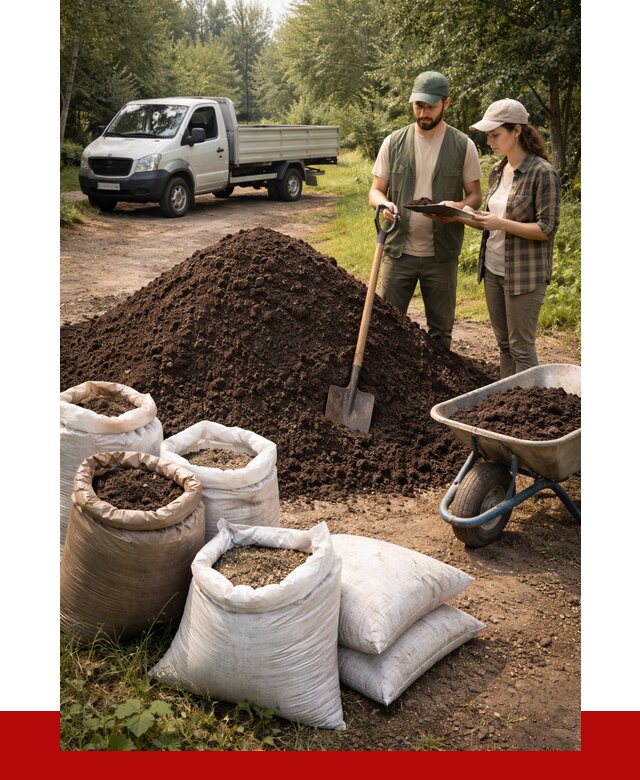 Купить грунт с доставкой в Сегеже от 4682 р. за м3 | ПРОНЕРУДСгж