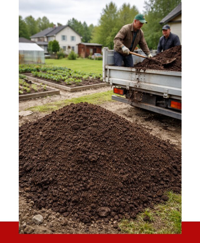 Плодородный грунт в Сегеже с доставкой от 4370 р. | ПРОНЕРУДСгж
