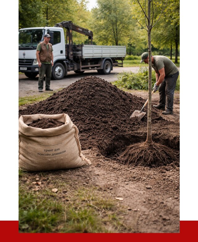 Грунт для посадки деревьев в Сегеже от 1249 р. | ПРОНЕРУДСгж