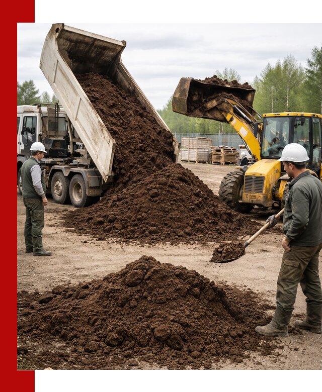 Доставка торфа оптом и в мешках в Сегеже
