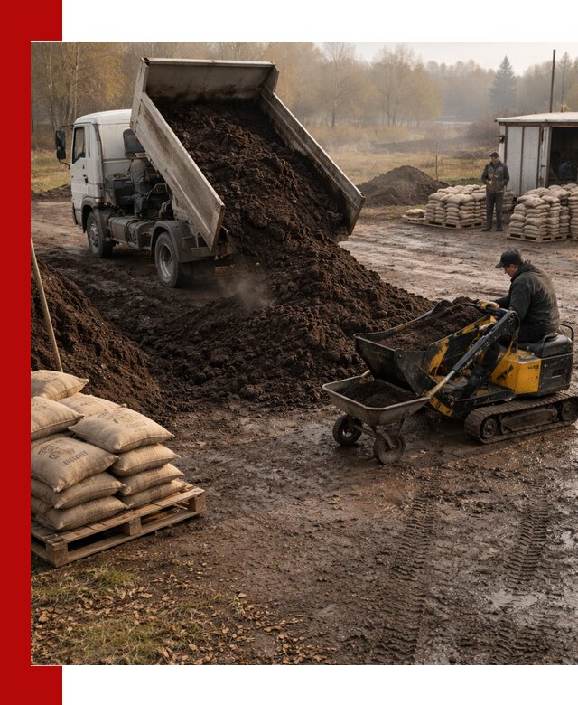 Кислый торф в доставке по выгодным ценам в Сегеже