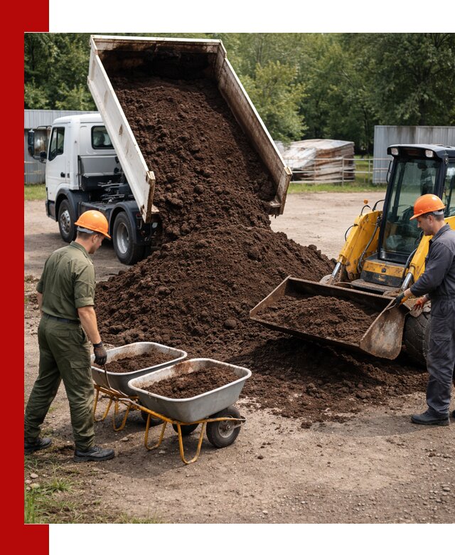Доставка торфо-земляной смеси в Сегеже для огорода и ландшафта