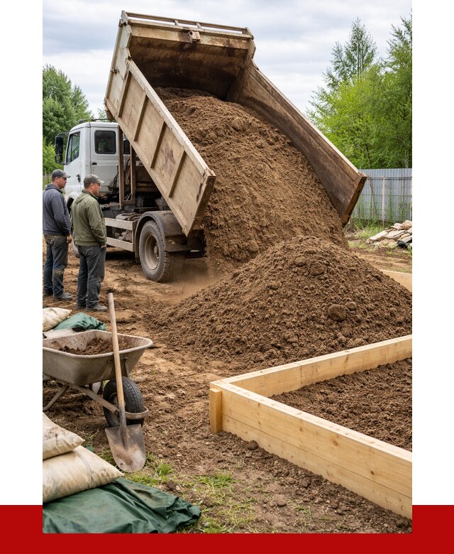 Торфо песчаная смесь в Сегеже с доставкой от 1925 р. | ПРОНЕРУДСгж