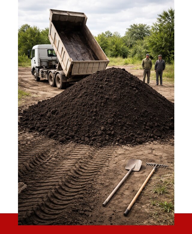 Купить чернозем навалом в Сегеже от 1249 р. за куб | ПРОНЕРУДСгж