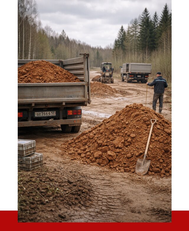 Глина и суглинки в Сегеже от 4682 р. за куб | ПРОНЕРУДСгж