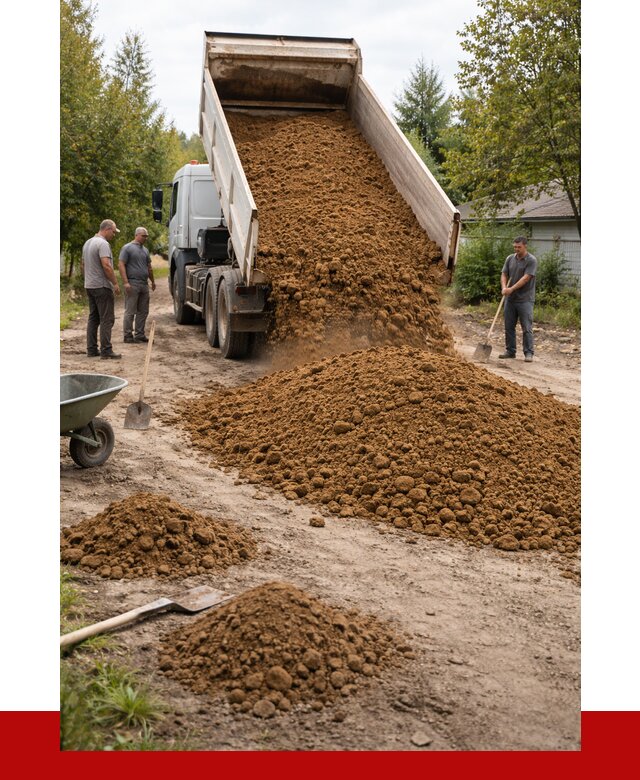 Купить суглинок с доставкой в Сегеже от 2601 р. за куб | ПРОНЕРУДСгж