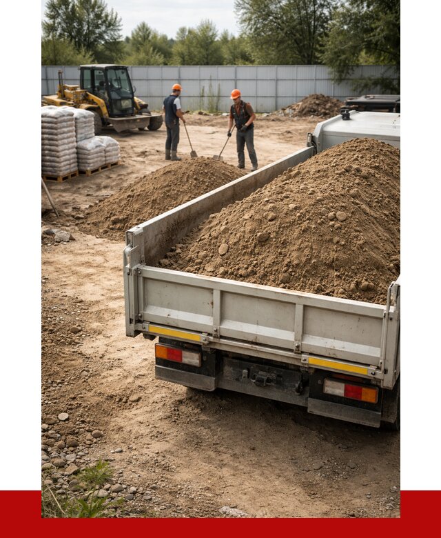 Супесь с доставкой в Сегеже от 2549 р. за куб | ПРОНЕРУДСгж