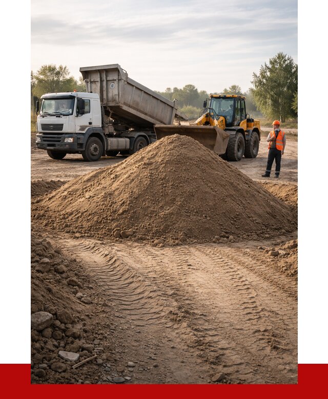 Купить песчаный грунт с доставкой в Сегеже от 4370 р. | ПРОНЕРУДСгж