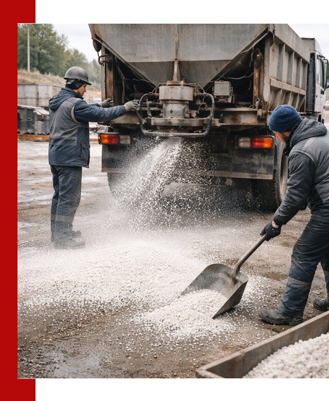 Доставка и продажа хлористого кальция в Сегеже