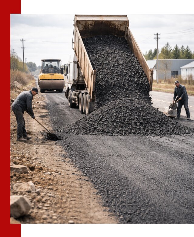 Асфальтовая крошка для дорог в Сегеже — поставка и доставка