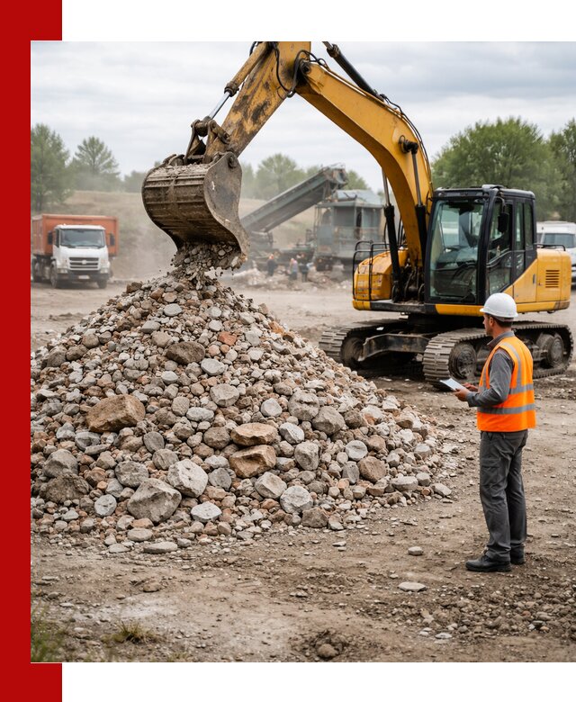 Доставка и вывоз строительного боя в Сегеже