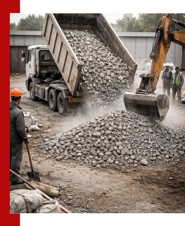 Доставка дробленого бетона в Сегеже оптом и в розницу